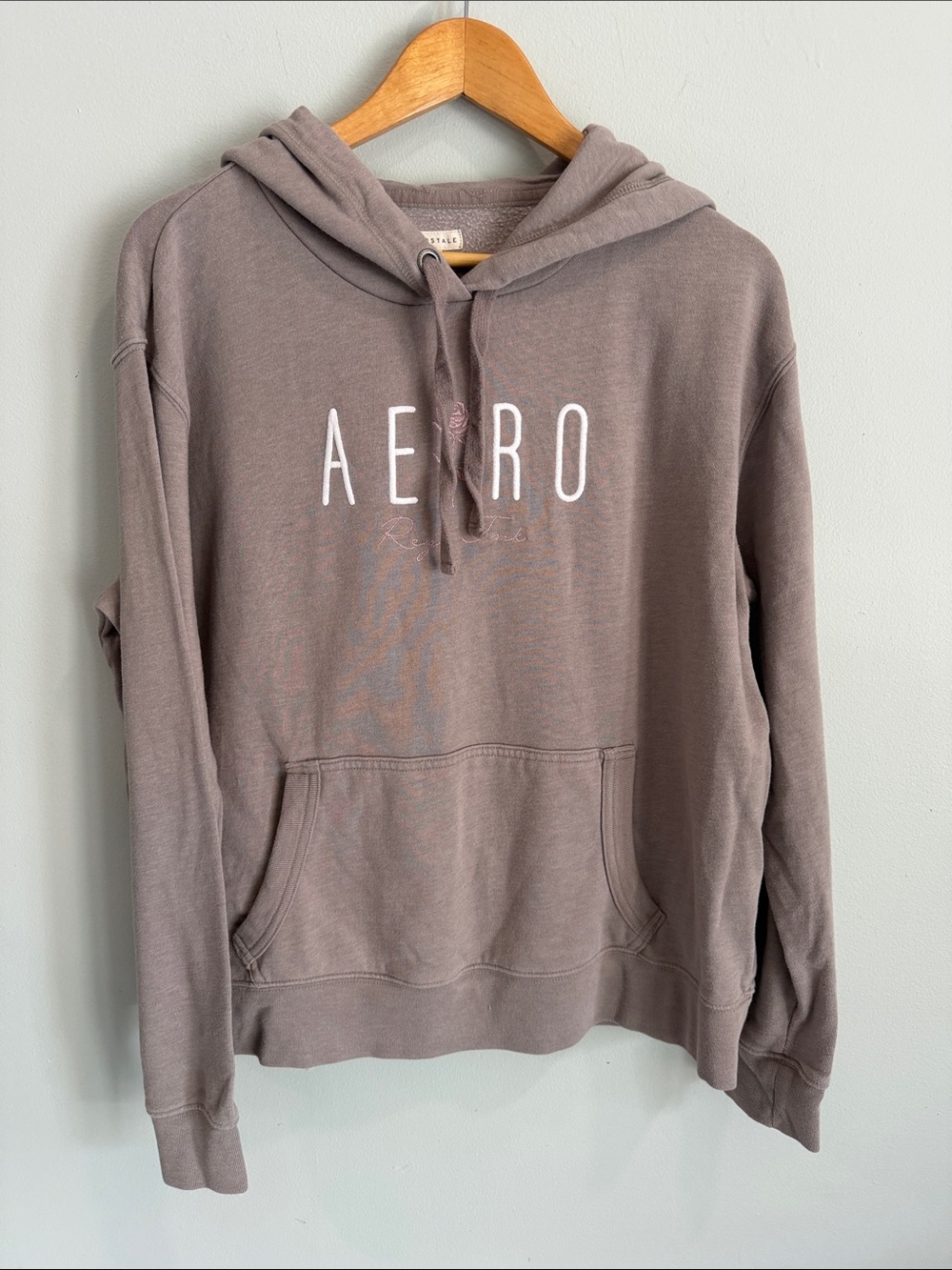 Aeropostale women’s Hoodie Sweatshirt -‎ Light Brown